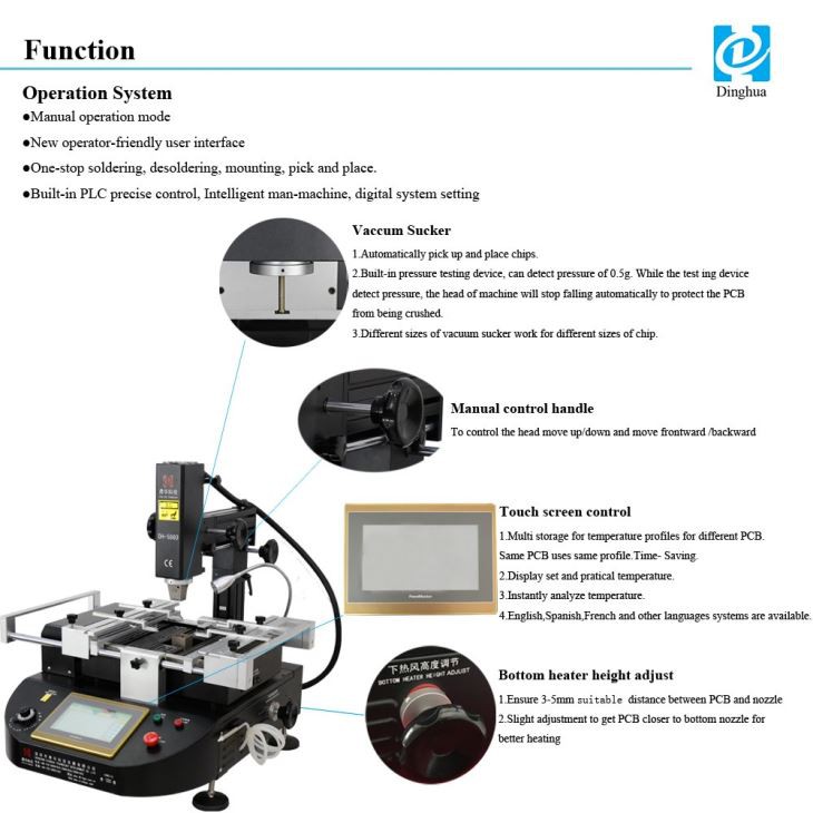 DH-5860 Original high cost-effective Bga Rework Station Price In India